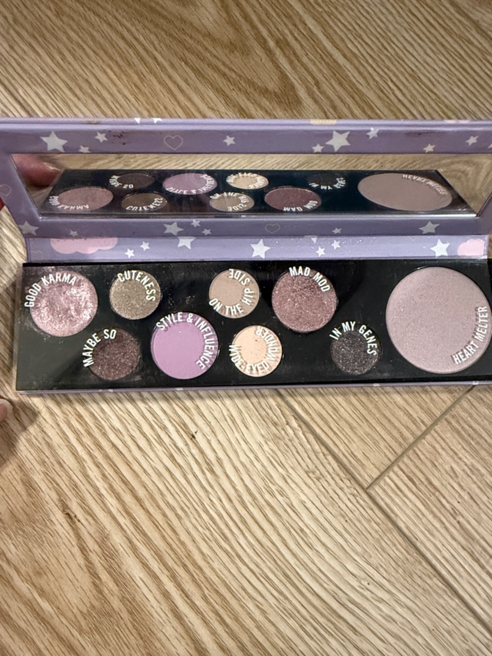 MAC Classic Cutie Eyeshadow & Highlighter Palette - Pink, Purple, Gold Shades
